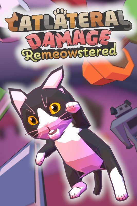 Catlateral Damage: Remeowstered box art for Playstation 4